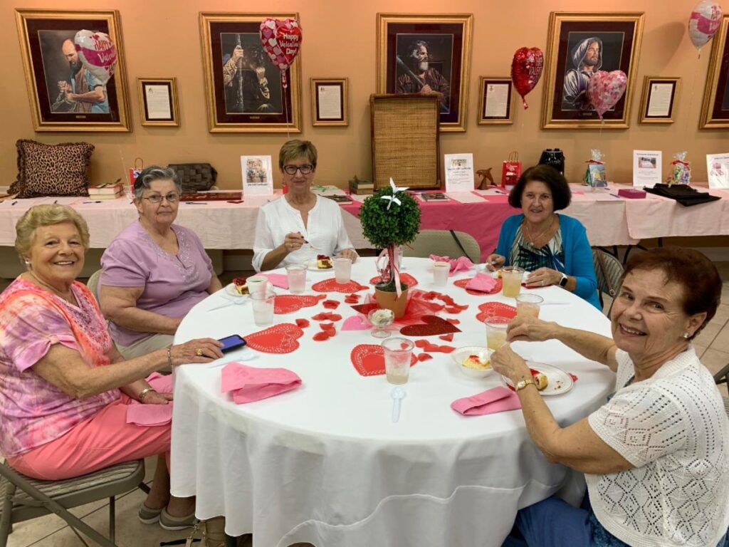 Women celebrate Valentine's Day at First UMC of Naples