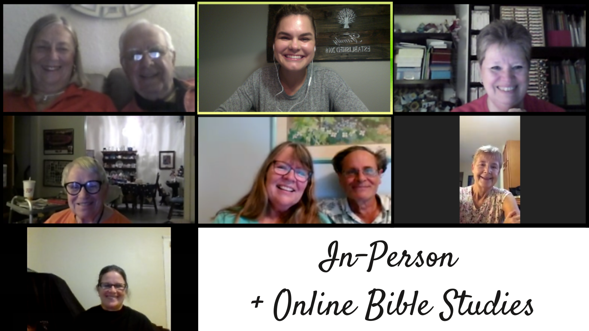 In Person and Online Bible Studies